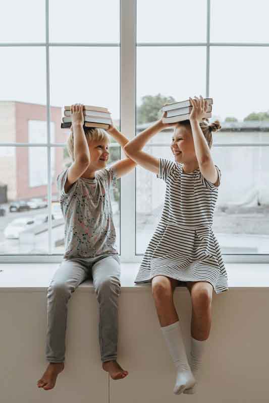 Des enfants à l'école